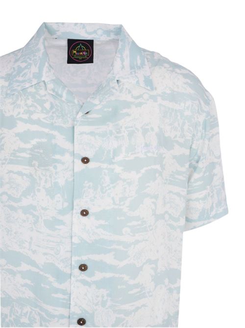 Camicia uomo manica corta con fantasia all-over MAUNA KEA | MKU142HPG